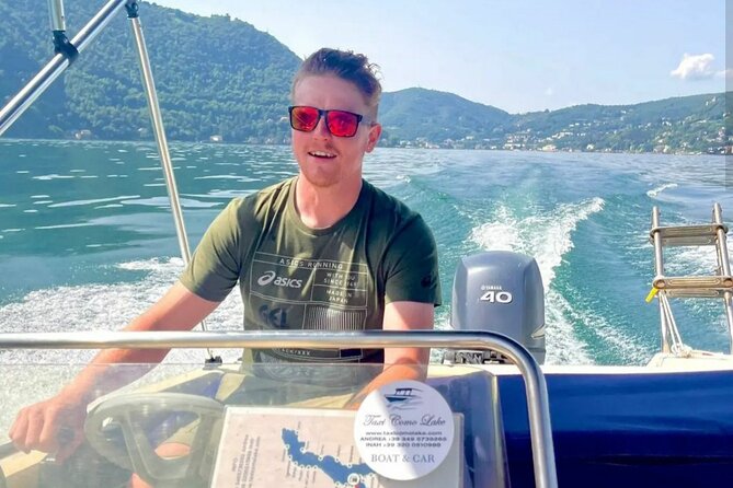 1 Hour Boat Rental Without License 40cv Engine on Lake Como - Boat Handling in Your Hands: 40cv Power and Safety Briefing