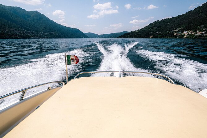 1 Hour Private Cruise on Lake Como Motoscafo Cranchi - Stop 4: Laglio and Villa Olendra’s George Clooney link