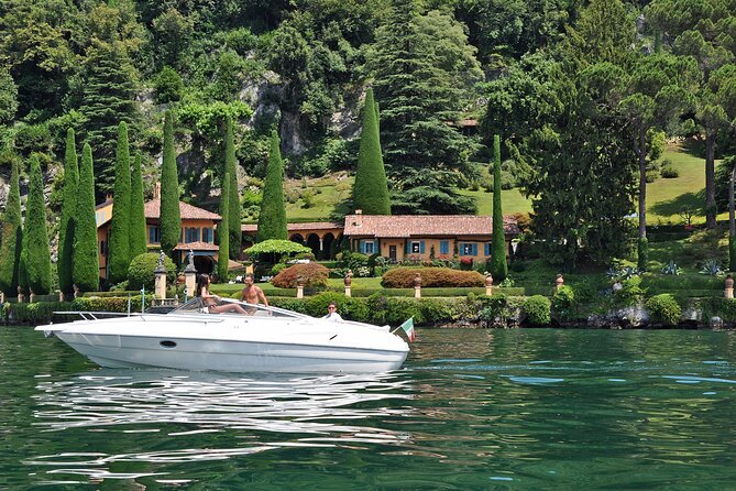 2 Hours Private Guided Boat Tour on Lake Como - On the Return: Pliniana, VIP Stories, and the Nesso Gorge