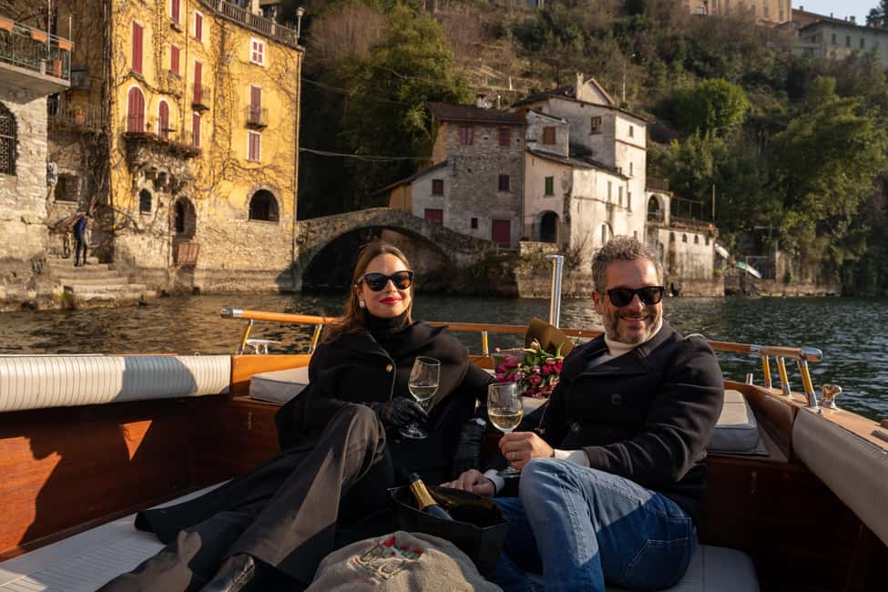 3 or 4 hours Classic Wooden Boat Tour with Prosecco - Prosecco on Lake Como: included, but pay attention to how it’s served
