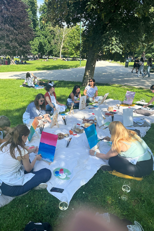 Art in the Park: Paint 'n Sip at Parco Sempione - Parco Sempione makes the whole idea work