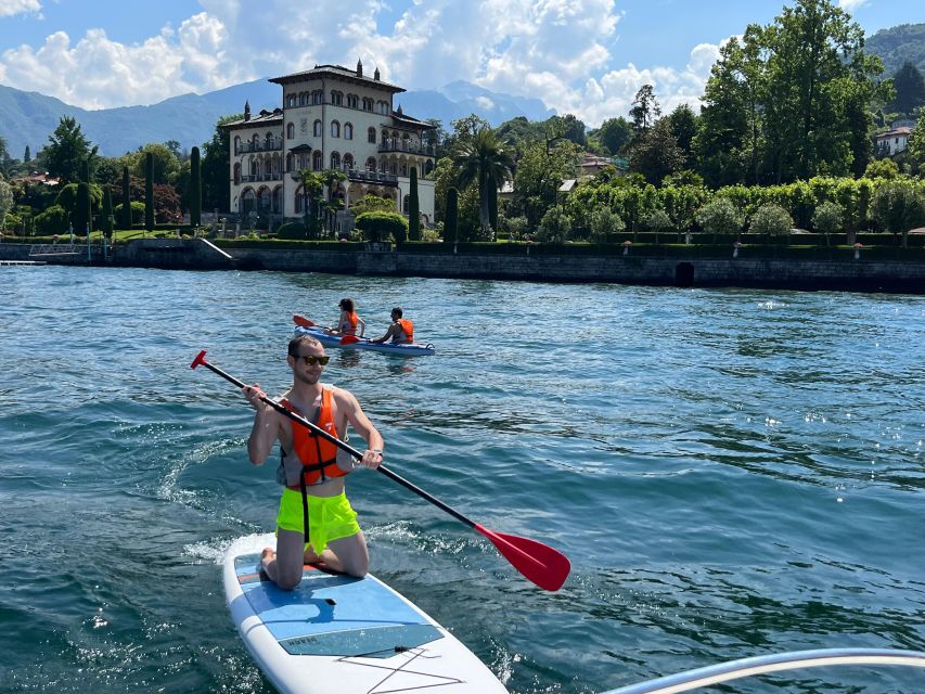 Bellagio Lake Como: Stand up Paddle Rental - Riverside Beach and Loppia: a calmer rhythm break