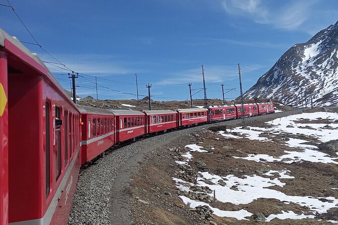 Bernina Red Train, Swiss Alps & St Moritz From Milan - From St Moritz to Tirano (and why the timing feels tight but works)