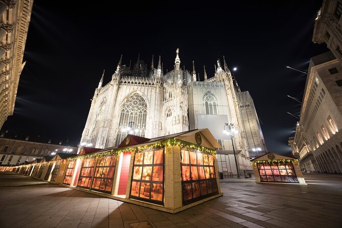 Christmas Time in Milan Walking Tour - Galleria Vittorio Emanuele II: holiday lights in a glass-domed shopping arcade