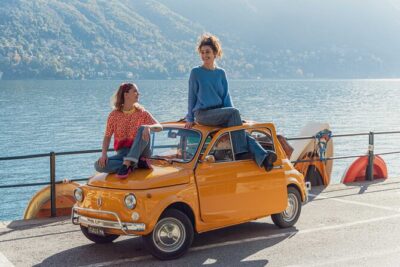Como Lake: vintage car Fiat 500 Rental - The Via Torriani start: how the lesson helps you enjoy the day