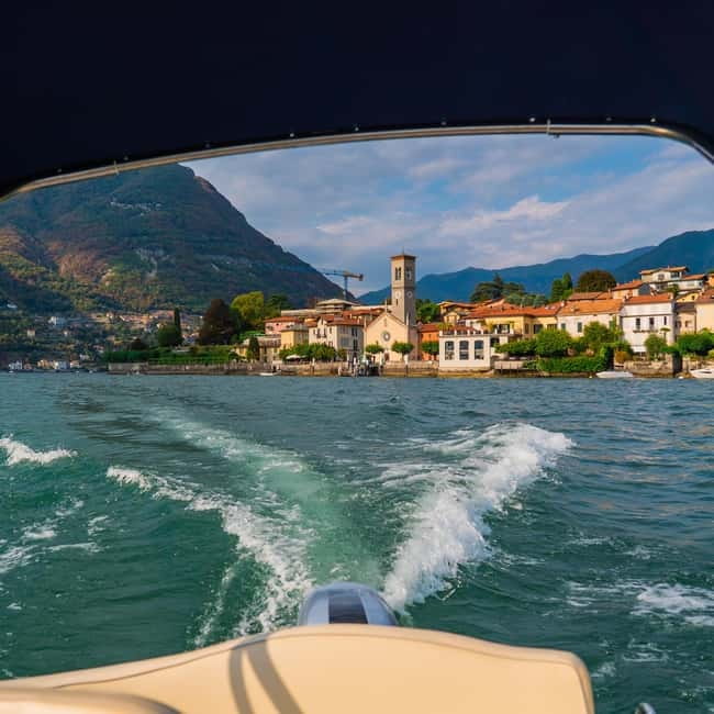 Como: Private 1-Hour Boat Rental - Entering The Water: Meeting at Bar Lario and Getting Started