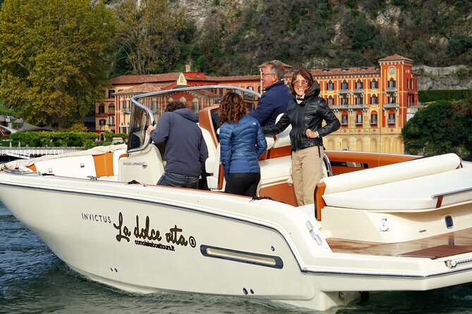 Dreamer tour(1 H) luxury boat aperitif onboard - Blevio to Laglio: Mandarin Oriental Lago di Como and the Clooney connection