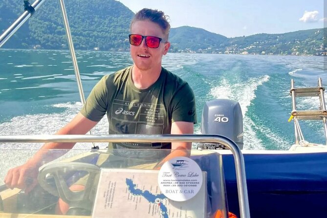 From 1H to 4H License Free Boat Rental 40cv Lake Como - A license-free boat rental that’s actually doable