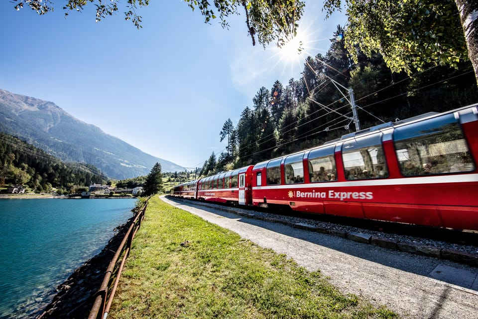 From Como: St. Moritz and Tirano Trip with Bernina Express - Morteratsch Glacier and the 2,253-meter pass: the scenery in motion