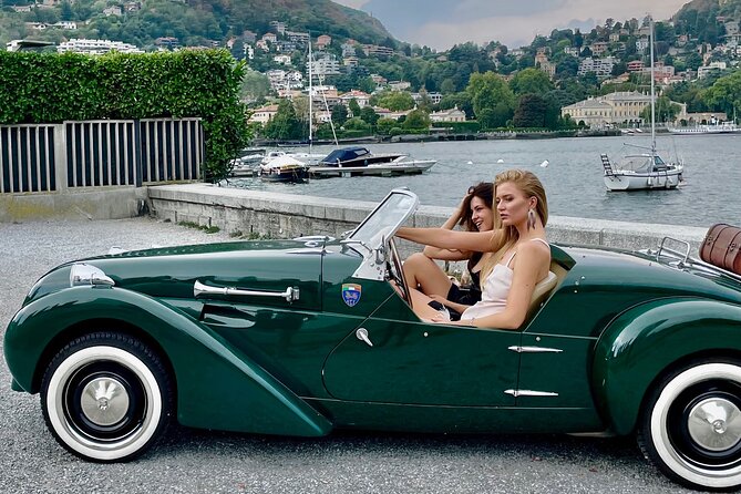 From Milan | Drive a vintage car on Lake Como - Lenno and Villa Balbianello gardens: promenade time with real photo payoff