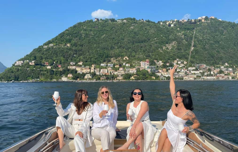 Grand Tour, on luxury speedboat at Lake Como - Meeting point in Como and pickup limits around the lake