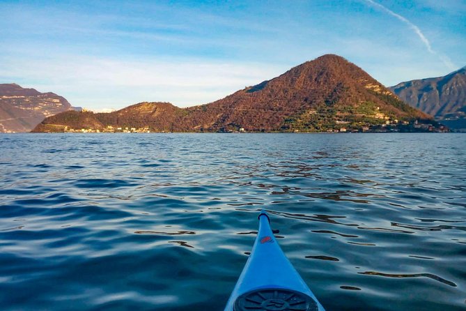 Kayak Trip to Monte Isola, on Iseo lake - Rocca Martinengo and Monte Isola’s cliffs: the dramatic shoreline segment
