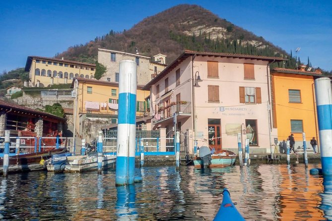 Kayak Trip to Monte Isola, on Iseo lake - The swim break: your moment for bath and kayak games