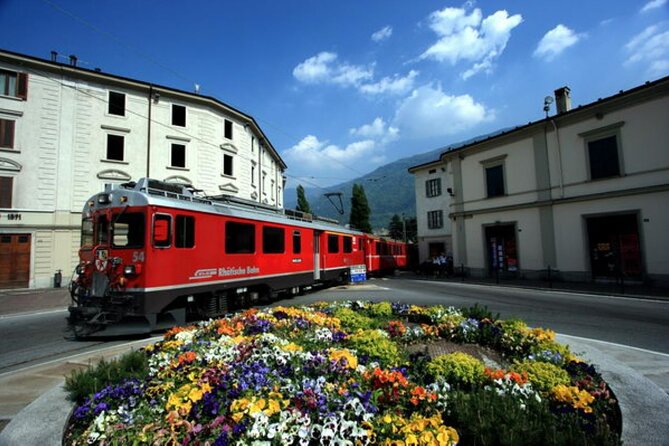 Lake Como cruise, St.Moritz and Bernina Red Train - Tirano and the return to Milan: shopping, then back on the coach