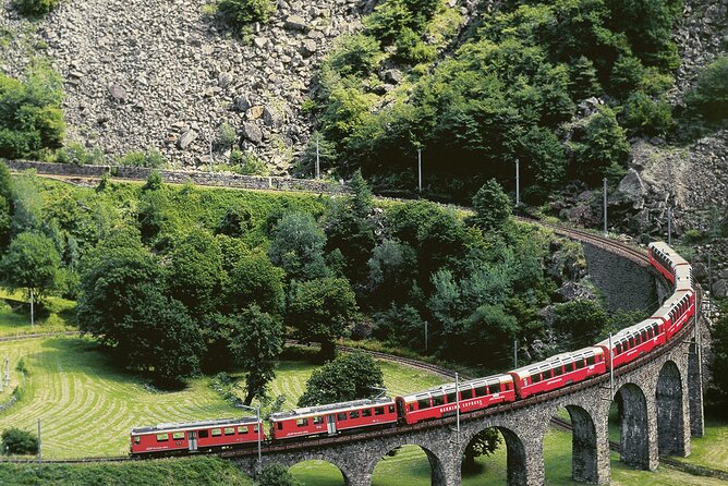Lake Como cruise, St.Moritz and Bernina Red Train - The Maloja route: a scenic bus stretch that sets the mood for St. Moritz