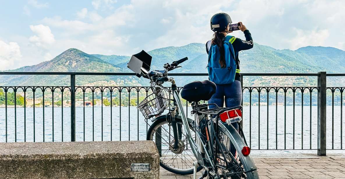Lake Como: eBike Tour with Live Guide, eHelmet, and iPad - Meeting on the Lakefront: Como Nord Lago and Your First Bike Fit