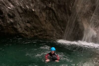 Level 1 Canyoning: Vione torrent with canyoning guide - The obstacles that make the Vione route memorable
