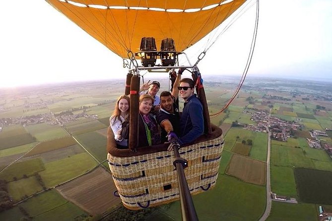 Lombardy Hot Air Balloon Flight Milan - The 1-hour flight over Piedmont: rivers, hills, castles, and distant Alps
