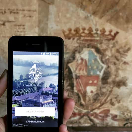 Malpaga Castle ticket with audioguide included - Audio Guide Setup with the Malpaga Castle Experience App (Medea Speaks)