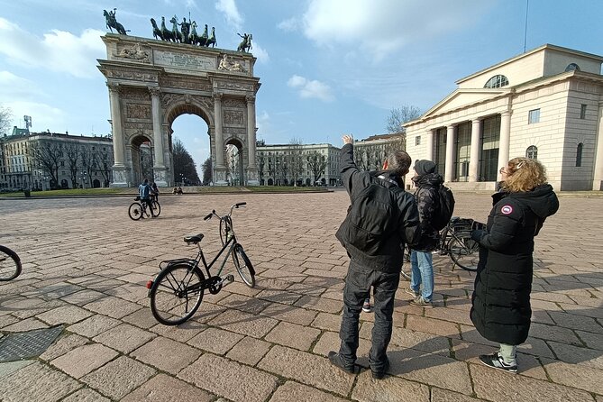 Milan: Bicycle Tour Live Tourist Guide 3 hours and half - Basilica di Sant’Ambrogio: The Patron Saint’s Ancient Church