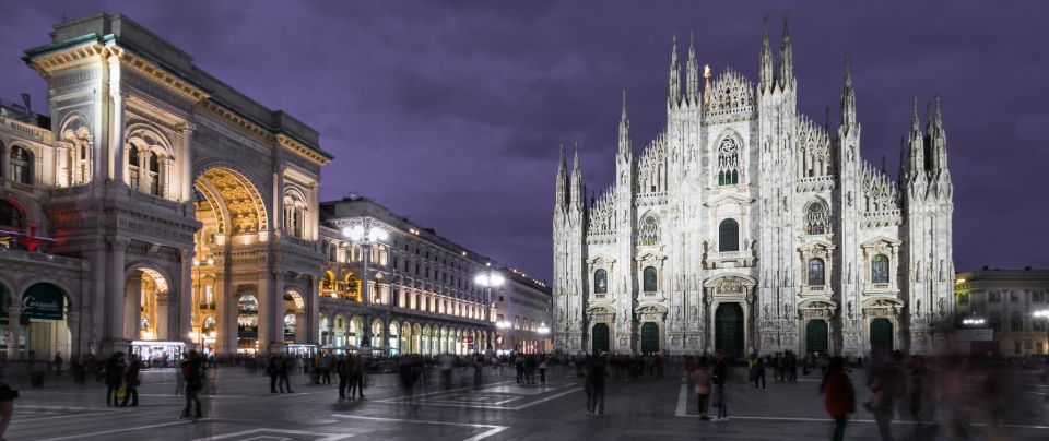 Milan by Night 2-Hour Walking Tour - Sforza Castle area: the courtyard stories that set the tone