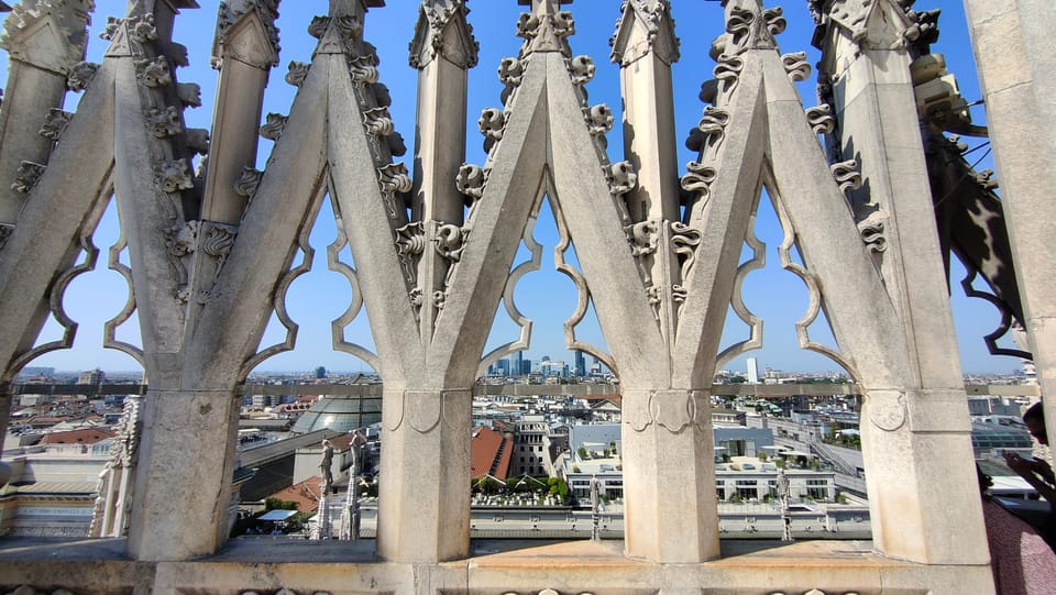 Milan: Da Vinci's Last Supper & Duomo Rooftop Terraces Tour - Duomo rooftop terraces: elevator up, but you still climb