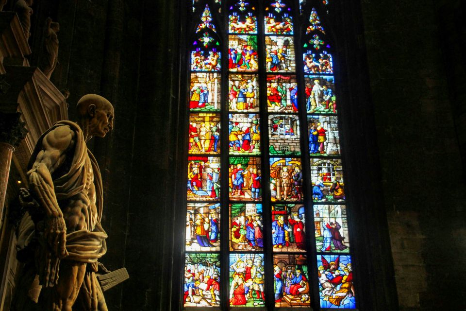 Milan: Milan Cathedral Direct Entrance - Terrace Excluded - The Duomo Interior: Stained Glass and Marble That Looks Different Up Close