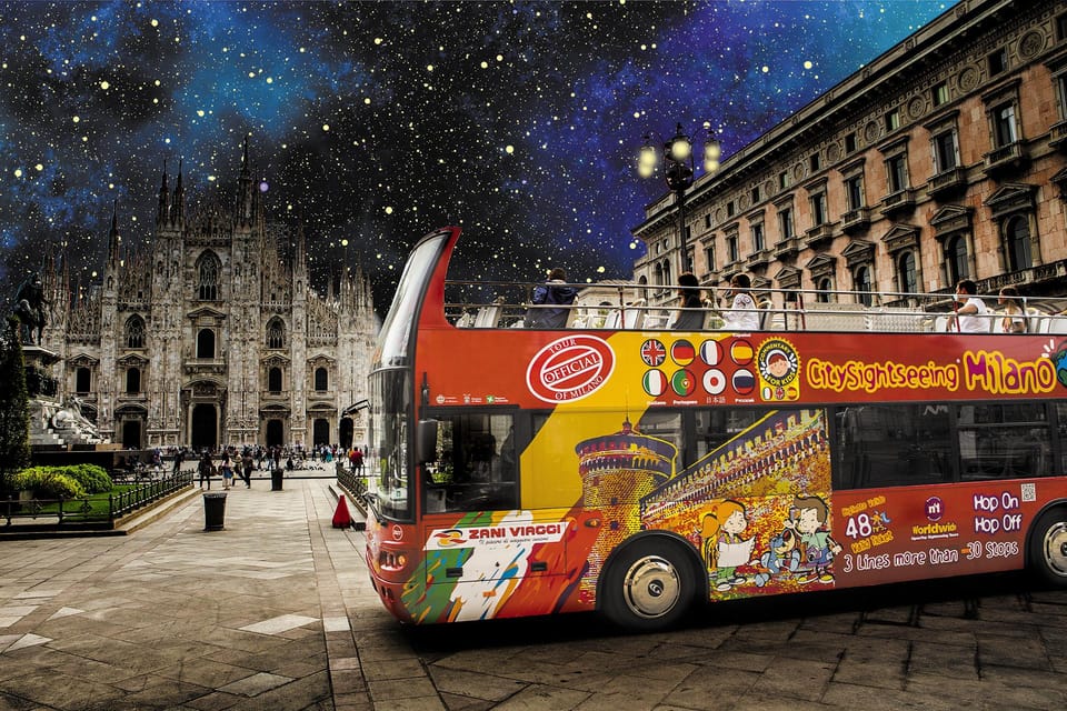 Milan: Night Tour by Bus - Where to meet: Foro Bonaparte 10 near Largo Cairoli