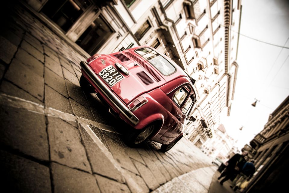 Milan: Slow Tour by Vintage Red Fiat 500 (1 hour, 1 stop) - Key points worth knowing before you ride