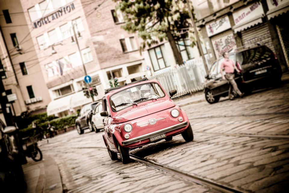Milan: Slow Tour by Vintage Red Fiat 500 (1 hour, 1 stop) - Where to meet and how to lock in your departure time