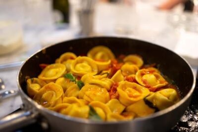 Milan: Small-group Pasta & Gelato Class with Unlimited Wine - 3 hours of hands-on pasta: tagliatelle and stuffed ravioli