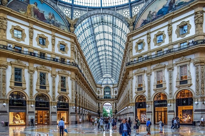 Milano Walking Tour with Audio and Written Guide by a Local - Stop 7: Galleria Vittorio Emanuele II, shopping gallery to sightseeing corridor