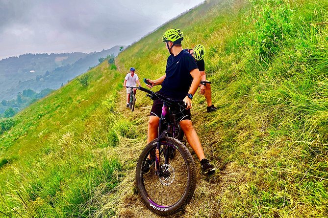 MTB Tour Lake Como Mountain Views & Local Cuisine - Bike rental, your bike, and choosing e-bike size