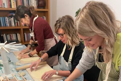 Pasta and Tiramisu join our cooking class - The pasta lesson you can actually taste: tagliatelle and ravioli