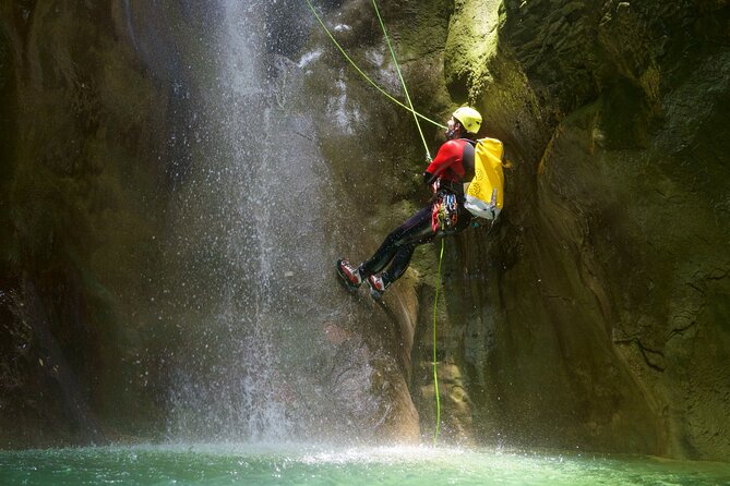 Private Half Day Canyoning Tour in Gordona - Rappels from 5 to 25 meters: how the guide keeps you safe
