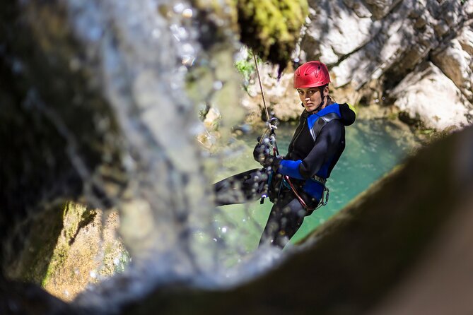 Private Half Day Canyoning Tour in Gordona - Jumping, sliding, and white-water swim bits: your menu of choices