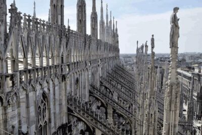 Private Milan Bike Tour - The Duomo complex: rooftop views, the underground layers, and stairs