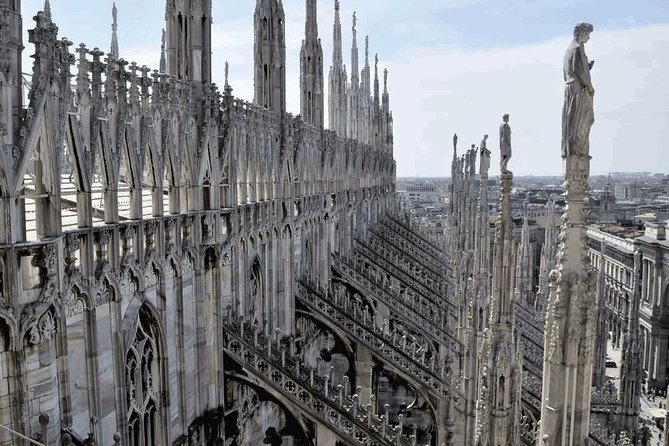 Private Milan Bike Tour - The Duomo complex: rooftop views, the underground layers, and stairs