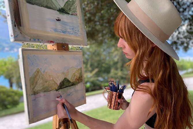 Private painting class on Lake Como shores Bellagio - Who Teaches: Abele Vadacca and His Assistant
