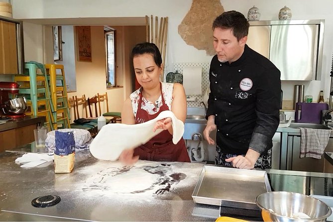 The Art of Making Pizza-Cooking Class in Unique Location with Italian Pizzachef - Drinks included: Italian wine or craft beer with soft drinks and water