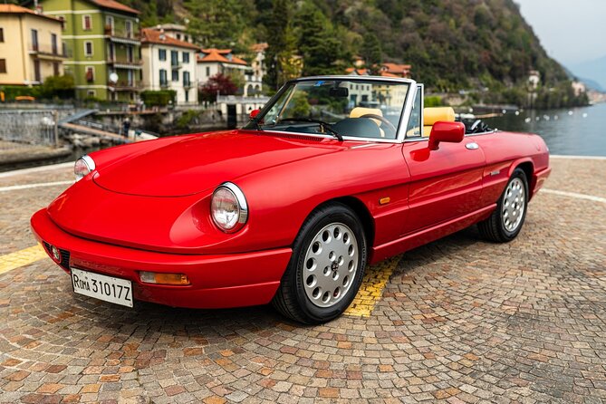 Vintage car rental on the lake for a day - The car you’ll likely drive: 1990 Alfa Romeo Spider 2.0 (power steering)
